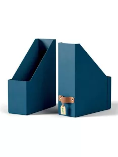   LEITZ Iratpapucs, karton, 100 mm, LEITZ "Puro", óceánkék