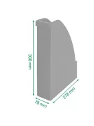 LEITZ Iratpapucs, műanyag, 78 mm, LEITZ "Recycle", piros