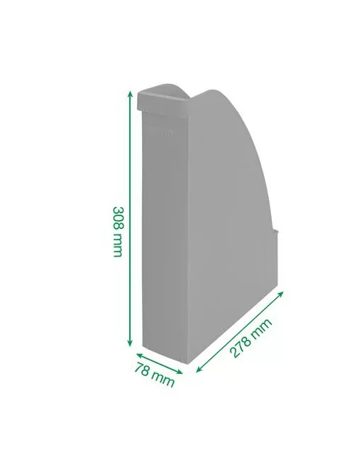 LEITZ Iratpapucs, műanyag, 78 mm, LEITZ "Recycle", piros