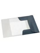 LEITZ Gumis mappa, 15 mm, karton, A4, LEITZ "Cosy", bársonyszürke