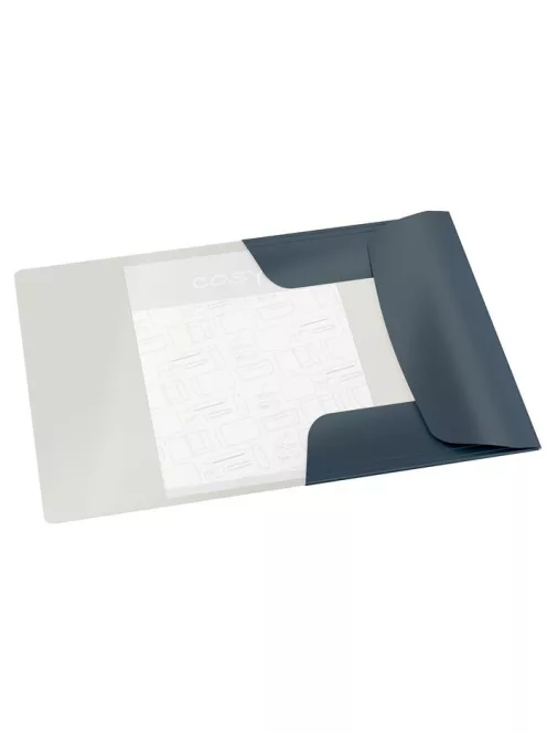 LEITZ Gumis mappa, 15 mm, karton, A4, LEITZ "Cosy", bársonyszürke