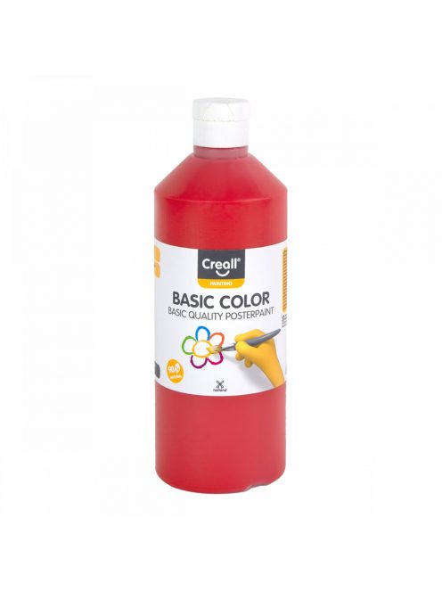 Tempera, 500 ml, alap piros