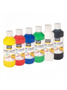 Tempera készlet, 6 x 250 ml, vegyes