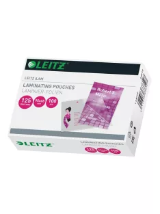   LEITZ Meleglamináló fólia, 125 mikron, 65x95 mm, fényes, LEITZ "iLam"