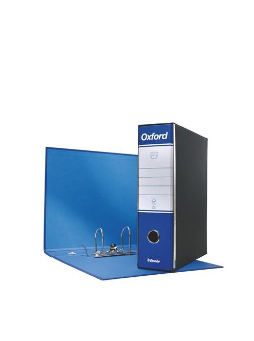 ESSELTE Tokos iratrendező, 80 mm, A4, karton, ESSELTE "Oxford", kék
