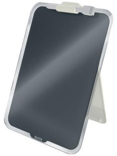   LEITZ Üvegtábla, törölhető, asztali, A4, LEITZ "Cosy", bársonyszürke