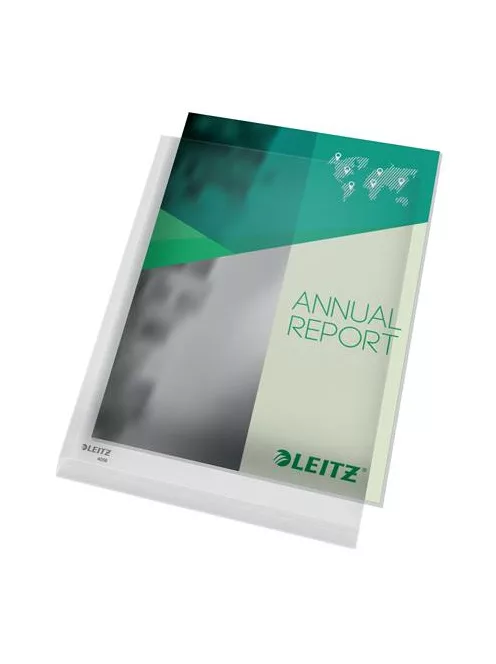 LEITZ Genotherm, "L", A4, 170 mikron, narancsos felület, 20 mm, LEITZ "Jumbo"