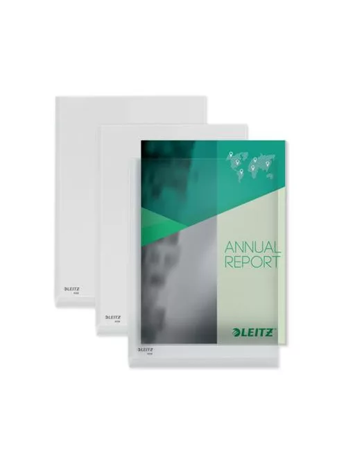 LEITZ Genotherm, "L", A4, 170 mikron, narancsos felület, 20 mm, LEITZ "Jumbo"