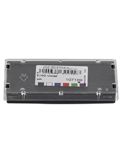 Bélyegző cserepárna, E/40 Colop lila