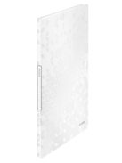 LEITZ Bemutatómappa, 20 zsebes, A4, LEITZ "Wow", fehér