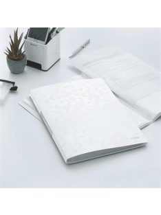   LEITZ Bemutatómappa, 20 zsebes, A4, LEITZ "Wow", fehér