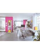 LEITZ Bemutatómappa, 20 zsebes, A4, LEITZ "Wow", sárga