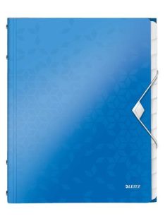   LEITZ Előrendező, A4, 12 részes, műanyag, LEITZ "Wow", kék