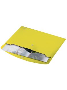   LEITZ Irattartó tasak, A4, PP, patentos, LEITZ "Recycle", sárga