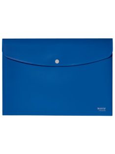   LEITZ Irattartó tasak, A4, PP, patentos, LEITZ "Recycle", kék