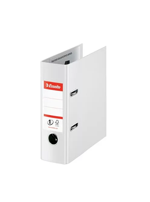 ESSELTE Iratrendező, 75 mm, A5, PP, ESSELTE "Standard", Vivida fehér