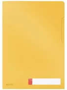 LEITZ Genotherm, "L", A4, PP, LEITZ "Cosy Privacy", melegsárga
