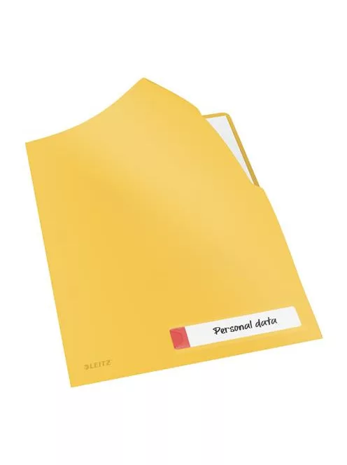 LEITZ Genotherm, "L", A4, PP, LEITZ "Cosy Privacy", melegsárga