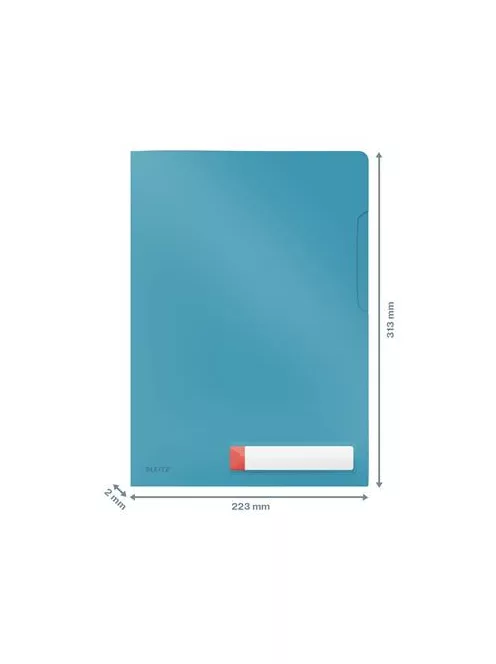 LEITZ Genotherm, "L", A4, PP, LEITZ "Cosy Privacy", nyugodtkék