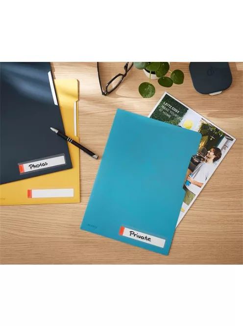 LEITZ Genotherm, "L", A4, PP, LEITZ "Cosy Privacy", nyugodtkék