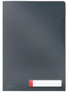   LEITZ Genotherm, "L", A4, PP, LEITZ "Cosy Privacy", bársonyszürke