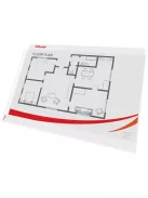 ESSELTE Genotherm, lefűzhető, A3, 85 mikron, narancsos felület, fekvő, ESSELTE