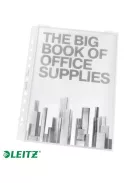 LEITZ Genotherm, lefűzhető, A4, 180 mikron, víztiszta felület, 20 mm, LEITZ "Jumbo"