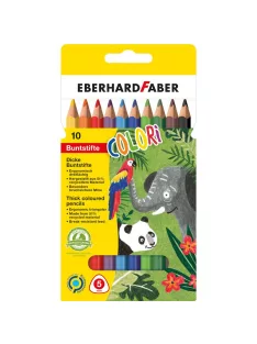 EF-Színes ceruza készlet 10db-os JUMBO COLORI