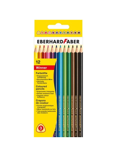 EF-Színes ceruza készlet 12db-os WINNER