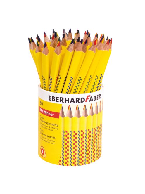 EF-Színes ceruza display  50db-os TRI WINNER '5' szivárvány
