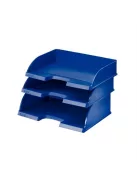 LEITZ Irattálca, műanyag, oldalt nyitott, LEITZ "Plus Jumbo", kék