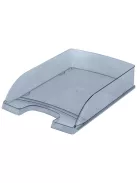 LEITZ Irattálca, műanyag, LEITZ "Plus", füstszínű