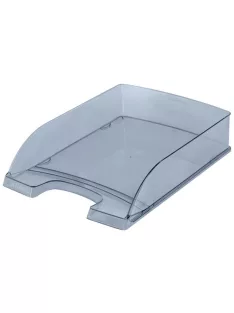   LEITZ Irattálca, műanyag, LEITZ "Plus", füstszínű