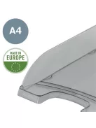 LEITZ Irattálca, műanyag, LEITZ "Plus", füstszínű