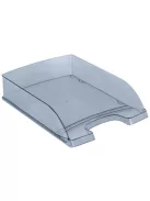 LEITZ Irattálca, műanyag, LEITZ "Plus", füstszínű