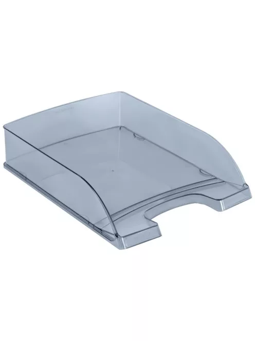 LEITZ Irattálca, műanyag, LEITZ "Plus", füstszínű