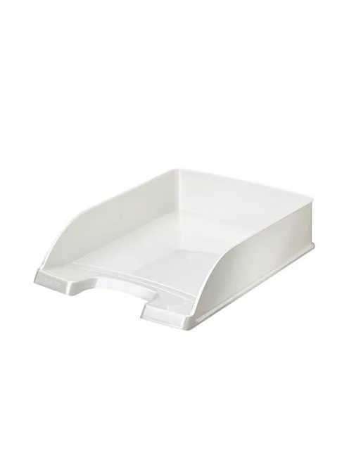 LEITZ Irattálca, műanyag, LEITZ "Wow", fehér