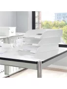 LEITZ Irattálca, műanyag, LEITZ "Plus", fehér