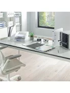 LEITZ Irattálca, műanyag, LEITZ "Plus", fehér