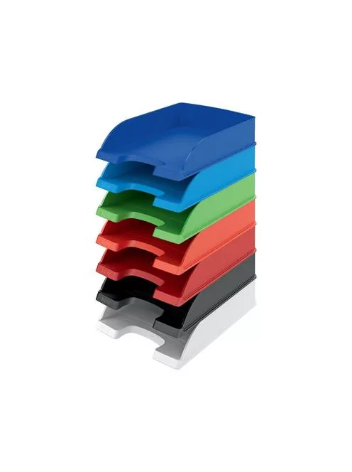 LEITZ Irattálca, műanyag, LEITZ "Plus", fehér