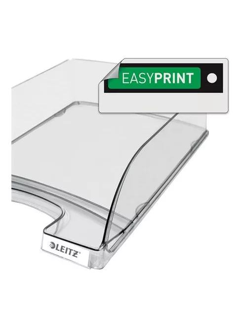 LEITZ Irattálca, műanyag, LEITZ "Plus", piros