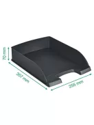 LEITZ Irattálca, műanyag, LEITZ "Plus", kék