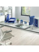 LEITZ Irattálca, műanyag, LEITZ "Plus", kék