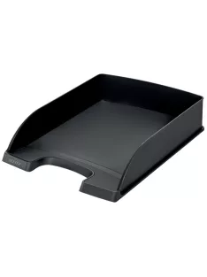 LEITZ Irattálca, műanyag, LEITZ "Plus", fekete