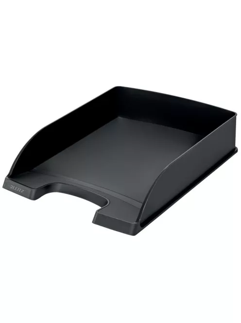 LEITZ Irattálca, műanyag, LEITZ "Plus", fekete