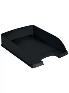   LEITZ Irattálca, műanyag, A4, LEITZ "Recycle", fekete