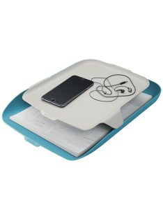   LEITZ Irattálca, rendszerező tálcával, műanyag, LEITZ "Cosy", nyugodtkék