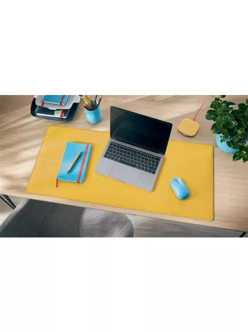 LEITZ Könyökalátét, 80x40 cm, csúszásmentes, LEITZ "Cosy", melegsárga