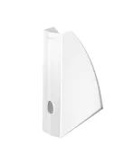 LEITZ Iratpapucs, műanyag, 60 mm, elöl nyitott, LEITZ "Wow" fehér