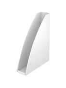 LEITZ Iratpapucs, műanyag, 60 mm, elöl nyitott, LEITZ "Wow" fehér